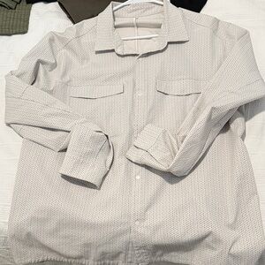 lululemon athletica White Casual Button Down Shirt